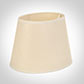 25cm Sloped Oval Shade in Parchment with CreamTrim (with Shade Ring)