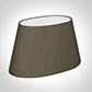 40cm Sloped Oval Shade in Bronze Brown Silk