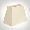 36cm Sloped Rectangular Shade in Parchment withCream Trim