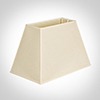46cm Sloped Rectangular Shade in Parchment withCream Trim