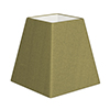 15cm Sloped Square Shade in Antique Gold Silk