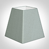 15cm Sloped Square Shade in French Grey Silk