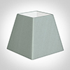 25cm Sloped Square Shade in French Grey Silk
