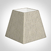 30cm Sloped Square Shade in Natural Isabelle Linen