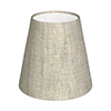 Tapered Candle Shade in Natural Isabelle Linen