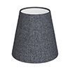 Tapered Candle Shade in Granite Herringbone Lovat Tweed