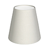Tapered Candle Shade in Off White Waterford
