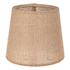 French Drum Candle Shade in Natural Jute