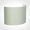 28cm Carlyle Half Shade in Soft Grey Faux Silk