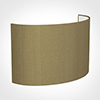 32cm Carlyle Half Shade in Dull Gold Faux Silk