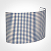 32cm Carlyle Half Shade in Blue Longford Gingham