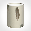 16cm Medium Cylinder Shade in Stone Featherdown