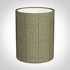 16cm Medium Cylinder Shade in Talisker Check Lovat Wool