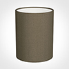 16cm Medium Cylinder Shade in Bronze Brown Silk