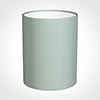 16cm Medium Cylinder Shade in French Grey Silk