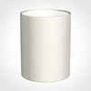 16cm Medium Cylinder Shade in Off White Waterford Linen