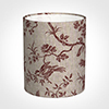20cm Medium Cylinder Shade in Red Isabelle