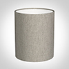 20cm Medium Cylinder in Limestone Herringbone Lovat Tweed