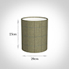 20cm Medium Cylinder in Talisker Check Lovat Wool