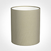20cm Medium Cylinder Shade in Pale Smoke Satin