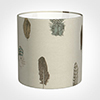 25cm Medium Cylinder Shade in Stone Featherdown