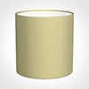 25cm Medium Cylinder Shade in Wheat Faux Silk