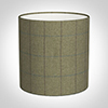 25cm Medium Cylinder in Talisker Check Lovat Wool