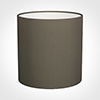 25cm Medium Cylinder Shade in Bark Satin