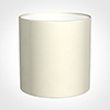 25cm Medium Cylinder Shade in Cream Satin