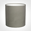 25cm Medium Cylinder Shade in Pewter Satin