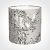25cm Medium Cylinder Shade in Grey Pastoral Toile de Jouy