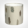 30cm Medium Cylinder Shade in Stone Featherdown