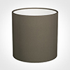 30cm Medium Cylinder Shade in Bark Satin