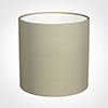 30cm Medium Cylinder Shade in Pale Smoke Satin