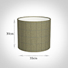 35cm Medium Cylinder in Talisker Check Lovat Wool