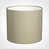 35cm Medium Cylinder Shade in Pale Smoke Satin