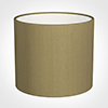 40cm Medium Cylinder Shade in Dull Gold Faux Silk
