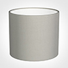 40cm Medium Cylinder Shade in Soft Grey Linen