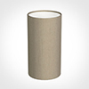 13cm Narrow Cylinder Shade in Limestone Waterford Linen