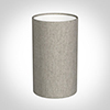 15cm Narrow Cylinder in Limestone Herringbone Lovat Tweed