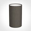 15cm Narrow Cylinder Shade in Mouse Waterford Linen