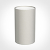 15cm Narrow Cylinder Shade in Off White Waterford Linen