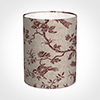 20cm Narrow Cylinder Shade in Red Isabelle