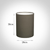 20cm Narrow Cylinder Shade in Bark Satin
