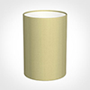 25cm Narrow Cylinder Shade in Wheat Faux Silk