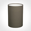 25cm Narrow Cylinder Shade in Bark Satin