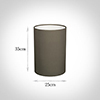 25cm Narrow Cylinder Shade in Bark Satin