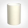 25cm Narrow Cylinder Shade in Cream Satin