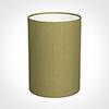 25cm Narrow Cylinder Shade in Antique Gold Silk