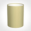 30cm Narrow Cylinder Shade in Wheat Faux Silk